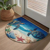 Ocean Breeze Turtle | Shaped Doormat