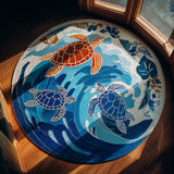 Round Ocean Keeper Carpet | Round Rug