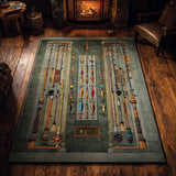 Vintage Fishing Themed | Area Rug
