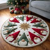 Round Pie Gnome Area Rug | Round Rug