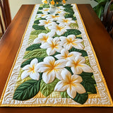 Frangipani Floral | Quilted Table Runner