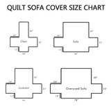 Buffalo Plains | Quilted Sofa Cover