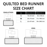 Quilted Christmas Tree | Quilted Bed Runner
