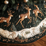 Winter Woodland Collection | Quilted Christmas Tree Skirt