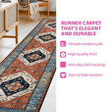 Joyful Floral Kitty | Runner Rug