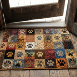 Rustic Paws Welcome | Doormat