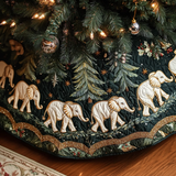 Winter Woodland Collection | Quilted Christmas Tree Skirt