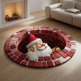 Santa Claus Phantom | Round Rug