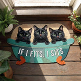 Shadow Whiskers | Shaped Doormat