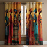 Silent Walk | Quilted Curtains