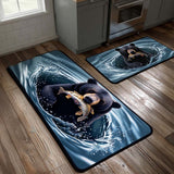 Silver Stream Catch | Kitchen Rug