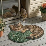 Sleeping Cat | Shaped Doormat