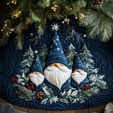 Snowy Cheer | Quilted Christmas Tree Skirt