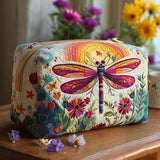 Delicate Pattern | Quilted Makeup Bag