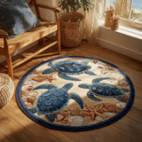 Tide Harmony Circular Area Rug | Round Rug