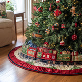 Timeless Glow | Quilted Christmas Tree Skirt