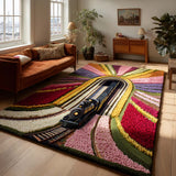 Tulip Inspired Rail | Area Rug