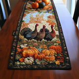 Turkey Race | Quilted Table Runner