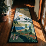 Vibrant Forest Meadow | Runner Rug