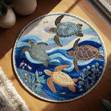 Serenity Waves | Round Rug