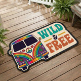 Wild Freedom | Shaped Doormat