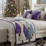 Amethyst Winter | Quilted Bed Runner