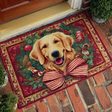 Golden Retriever Wreath | Doormat