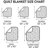 Patchwork Dog Paws | Quilted Blanket