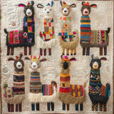 Cute Llamas | Quilted Blanket