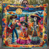 Day Of The Dead | Quilted Blanket