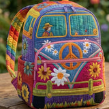 Hippie Van | Quilted Backpack