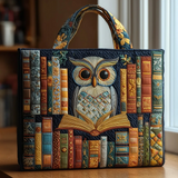 Owl and Vintage Book | Handcrafted Bag