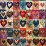 Hearts | Quilted Blanket