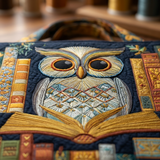 Owl and Vintage Book | Handcrafted Bag