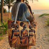 Melanin Queens Radiance | Handcrafted Beach Bag
